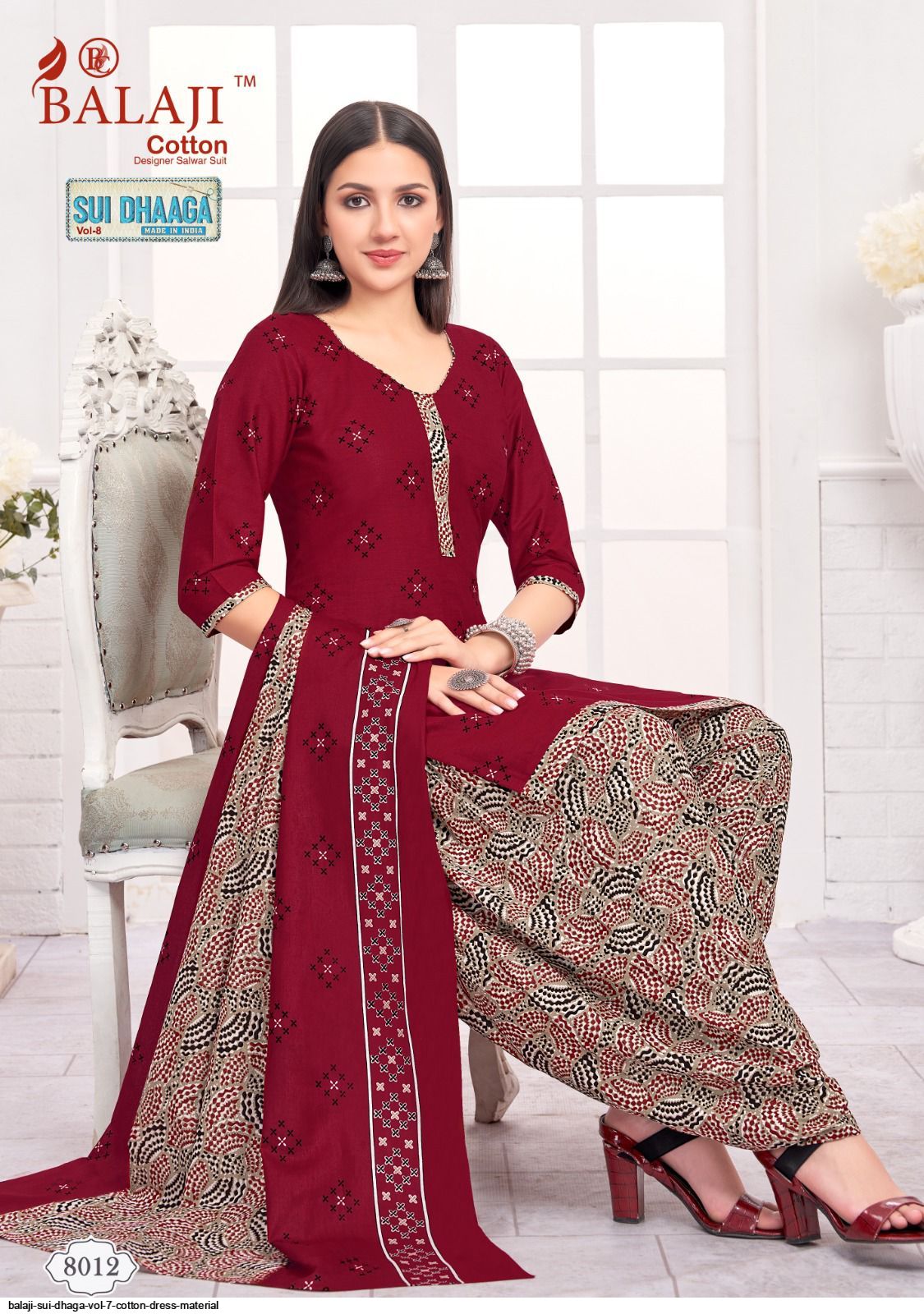 Balaji Sui Dhaga Vol Cotton Dress Material