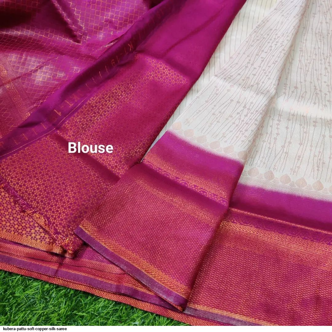 KUBERA PATTU SOFT COPPER SILK SAREE