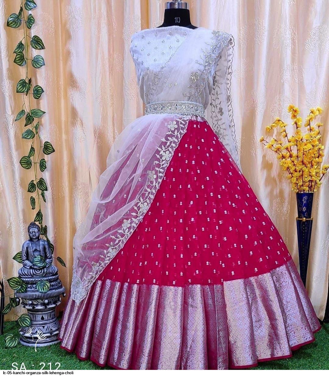 Lc Kanchi Organza Silk Lehenga Choli