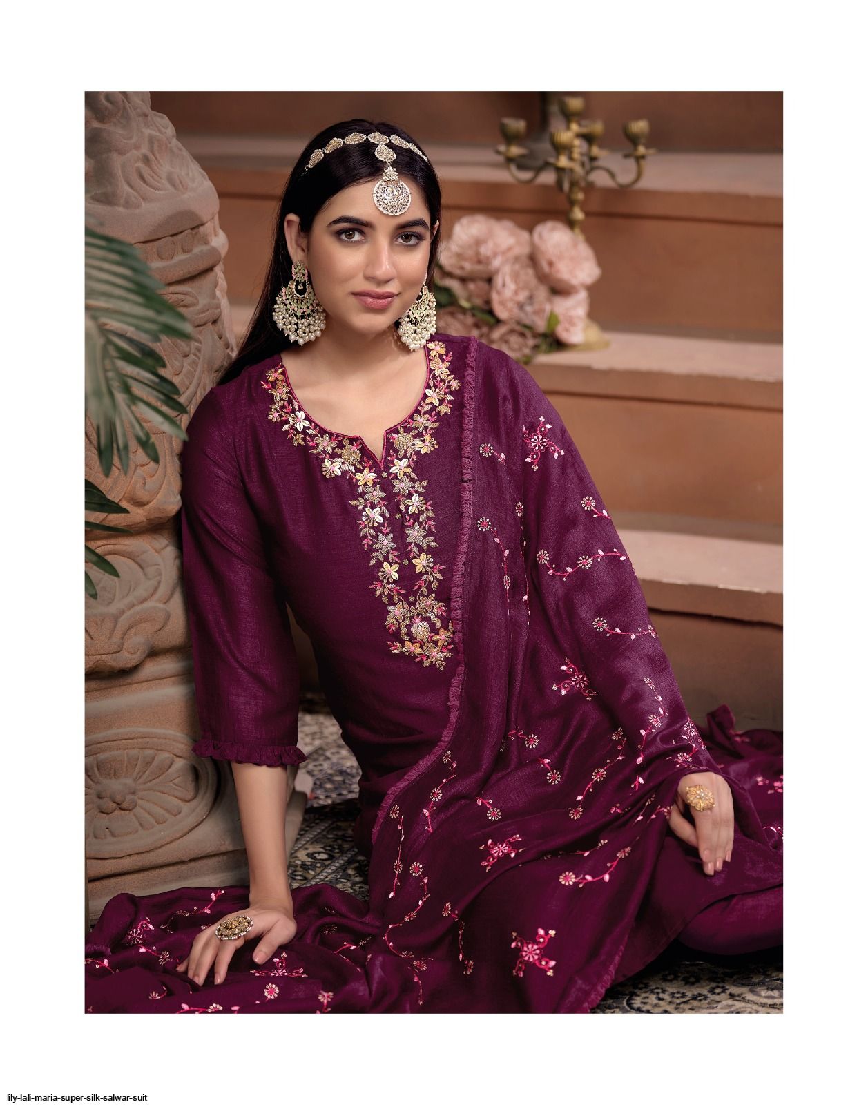 Lily Lali Maria Super Silk Salwar Suit