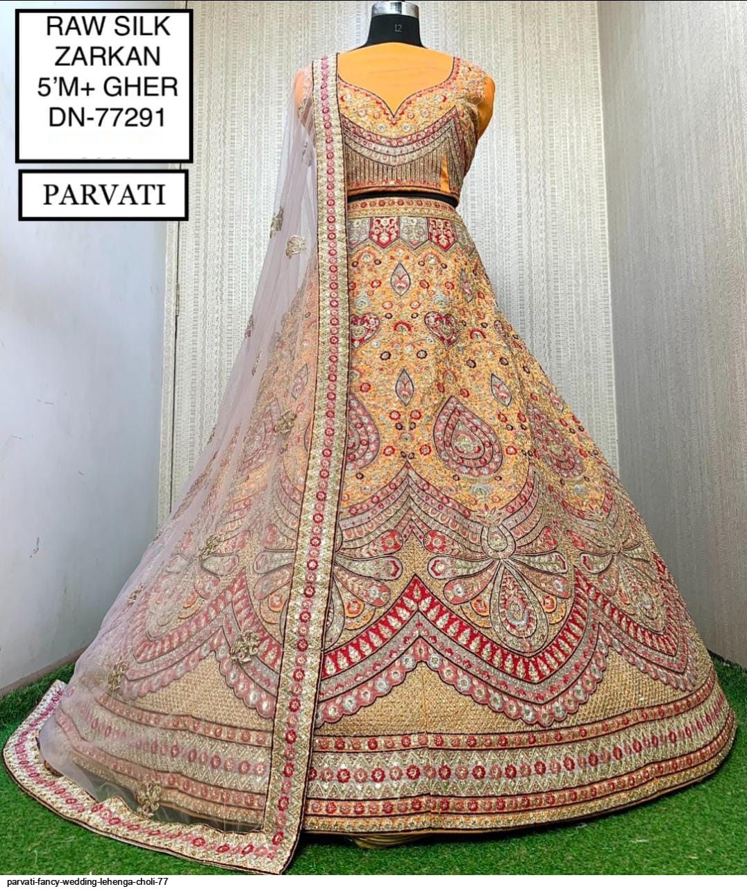 PARVATI FANCY WEDDING LEHENGA CHOLI 77