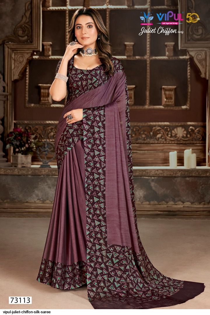 Vipul Juliet Chiffon Silk Saree