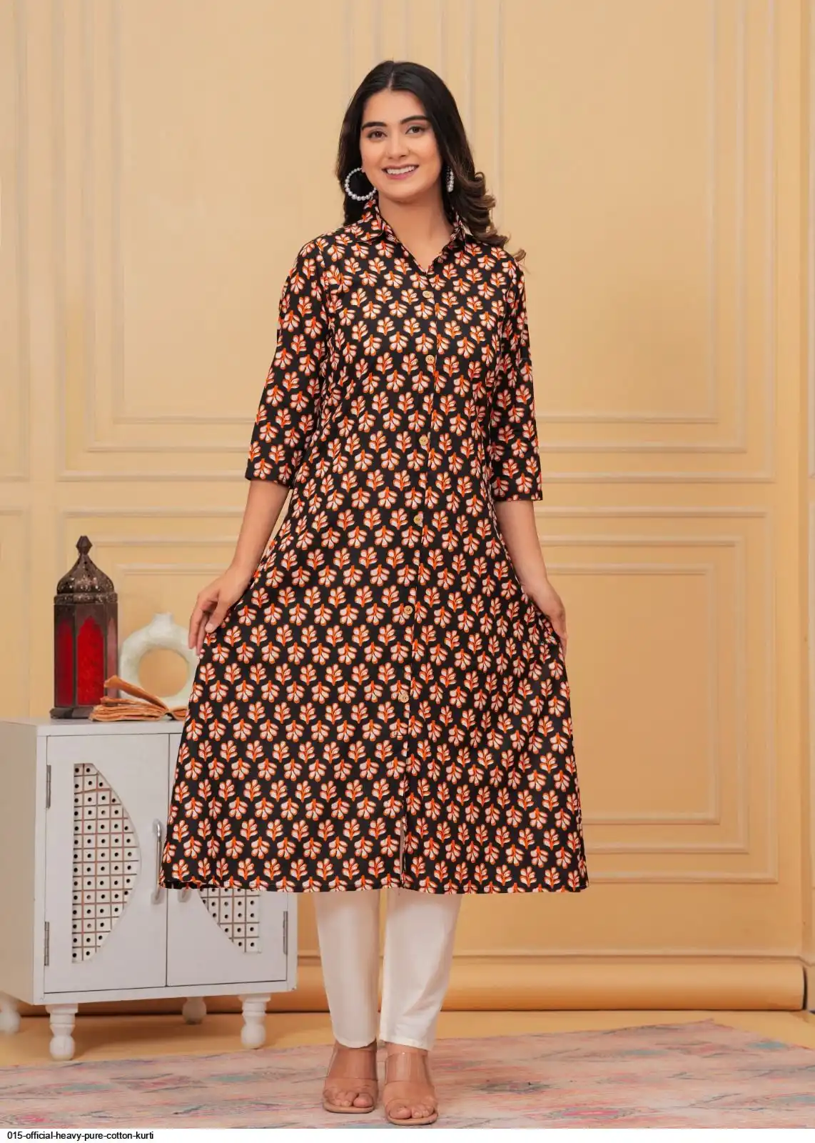 015 OFFICIAL HEAVY PURE COTTON KURTI 2