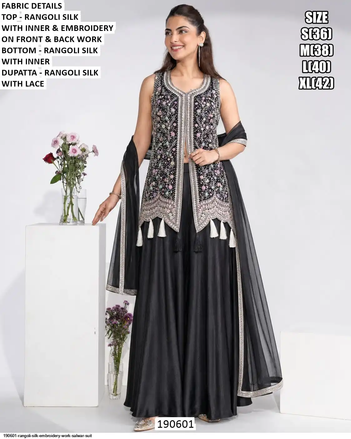 190601 RANGOLI SILK EMBROIDERY WORK SALWAR SUIT B