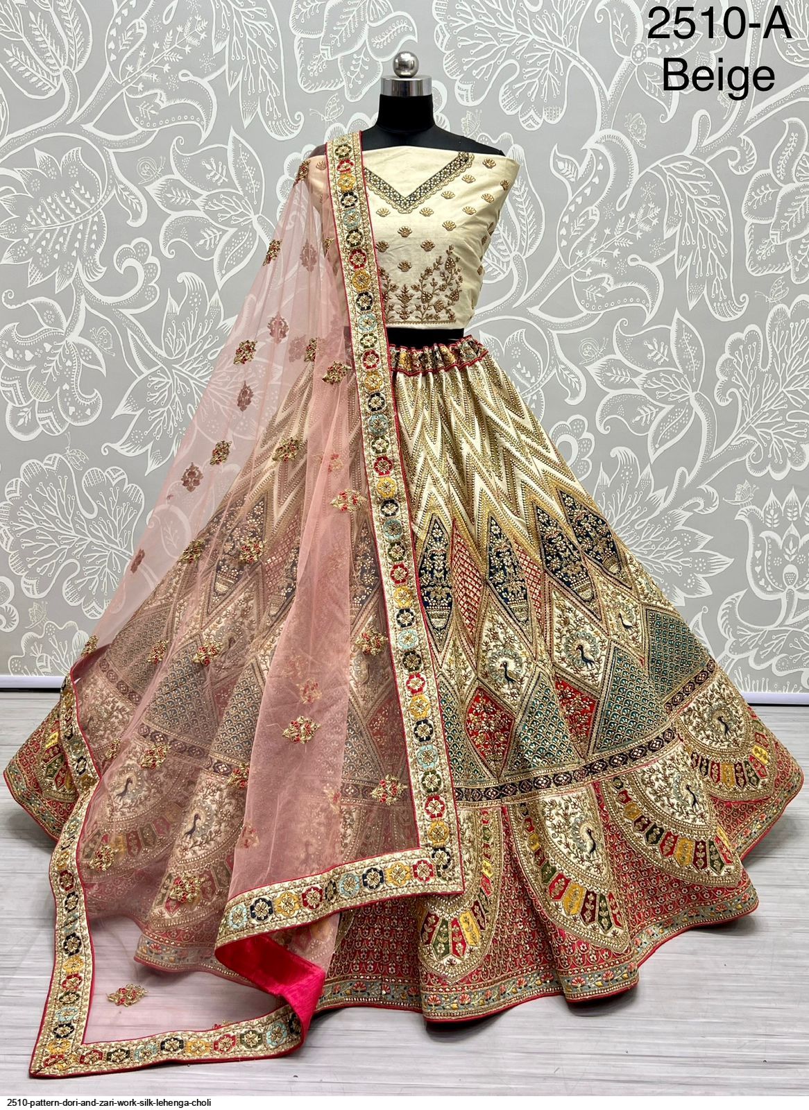 Buy Indya Luxe Maroon Foil Work Lehenga With Cut Out Blouse And Dupatta  (Set of 3) online