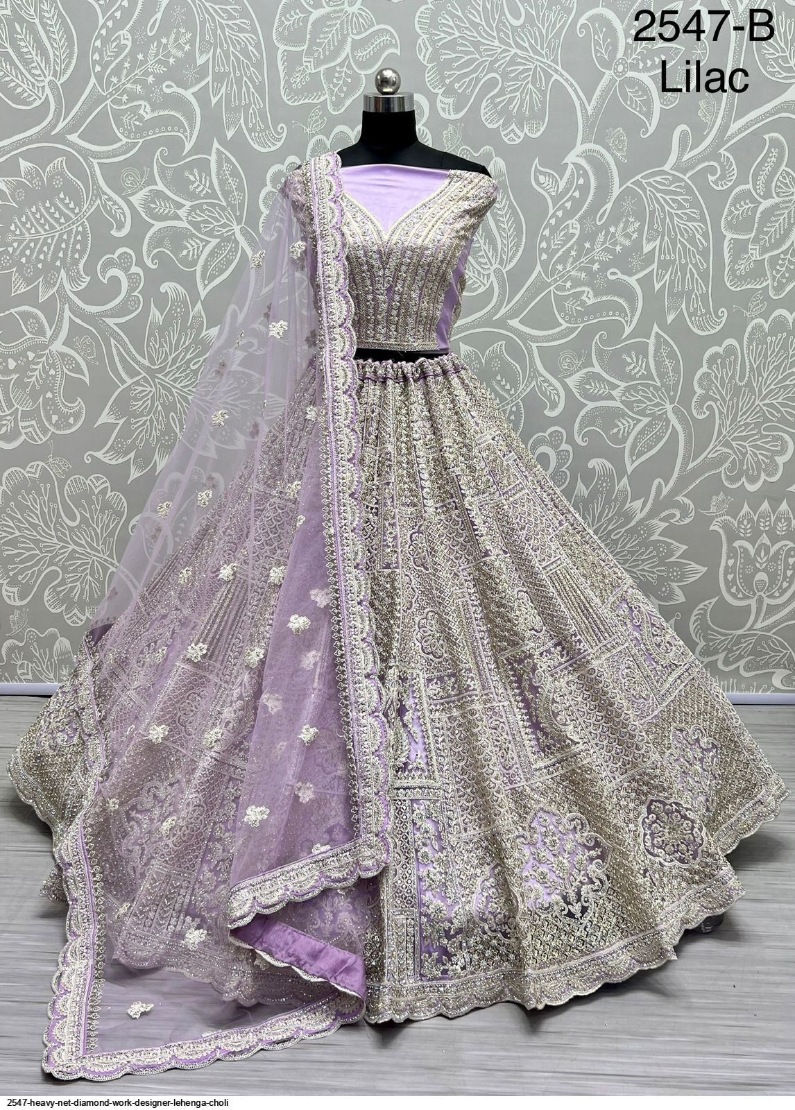 Multi Color Resham Work Lehenga Choli For Wedding