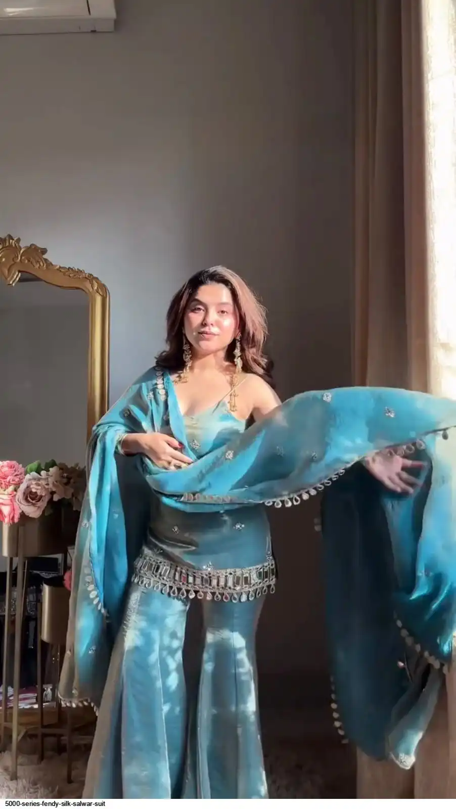 5000 SERIES FENDY SILK SALWAR SUIT C