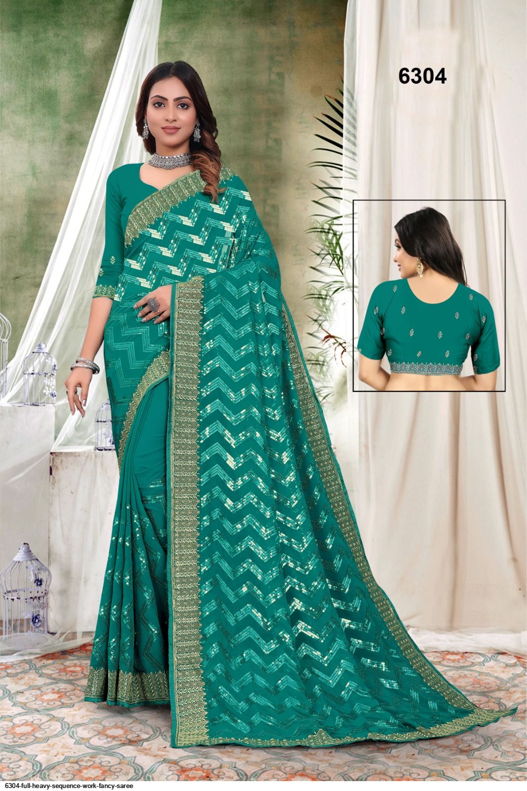 sr-georgette-pattern-with-fancy-saree A