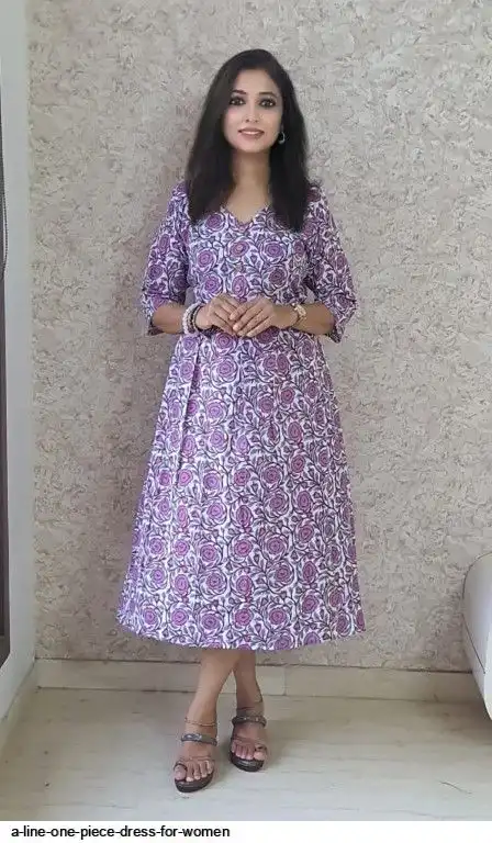 A LINE ONE PIECE DRESS FOR WOMEN F