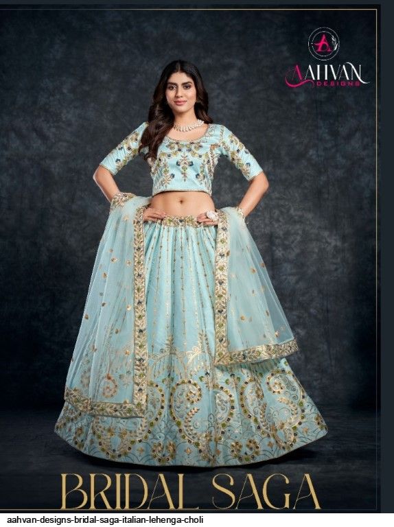 AAHVAN DESIGNS BRIDAL SAGA ITALIAN LEHENGA CHOLI