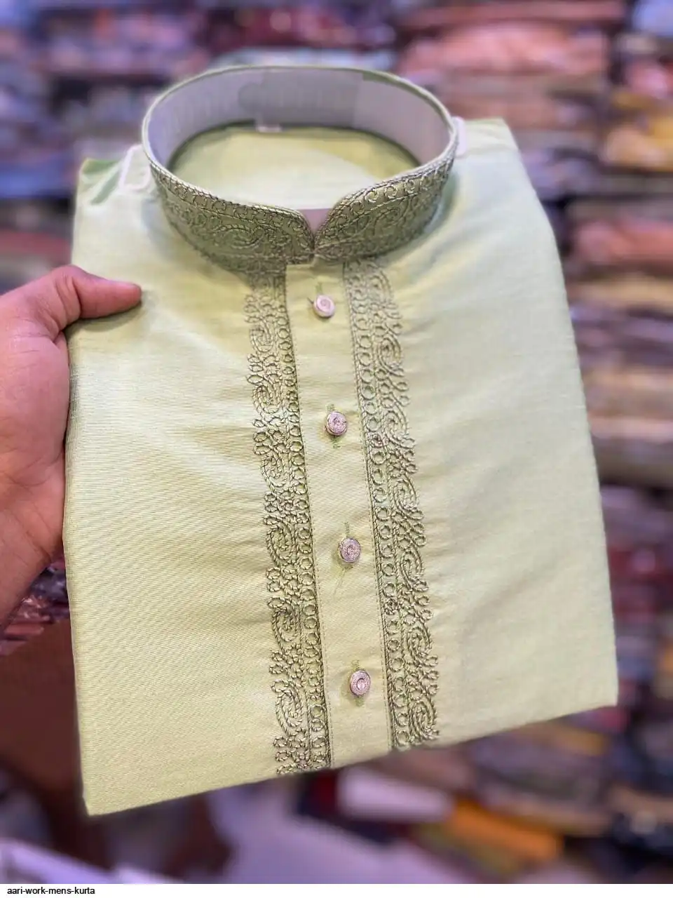 AARI WORK MENS KURTA 2