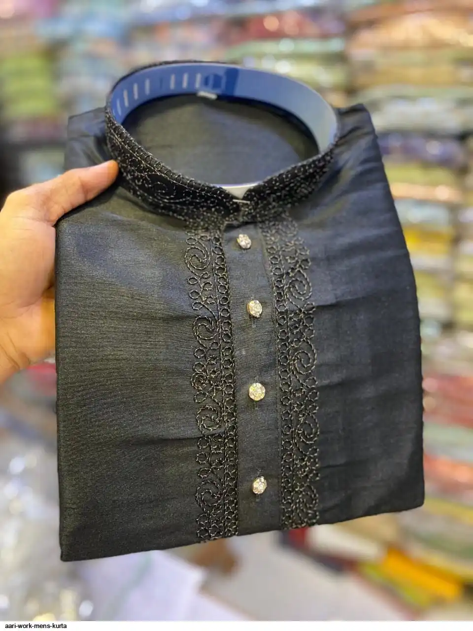 AARI WORK MENS KURTA 7