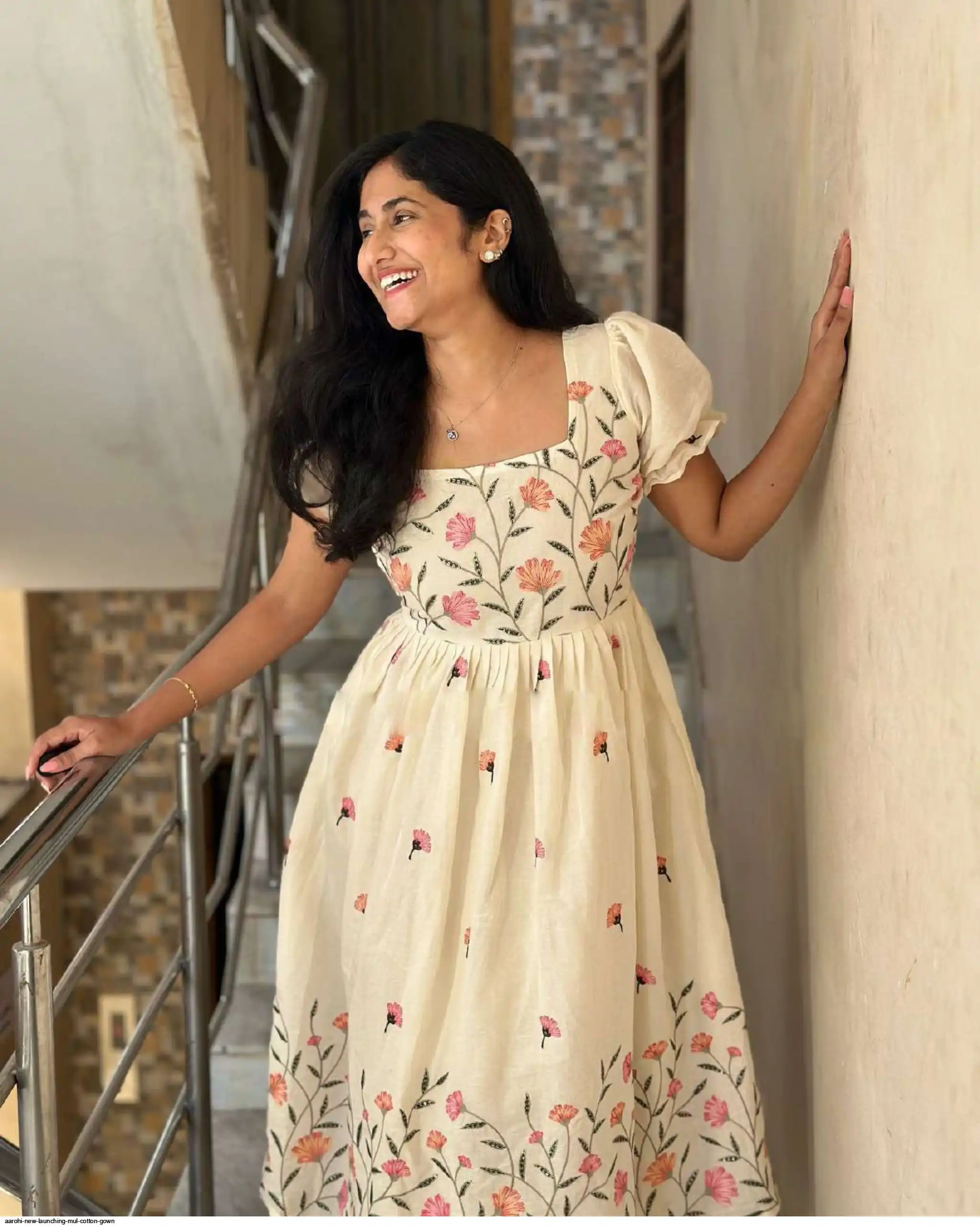 AAROHI NEW LAUNCHING MUL COTTON GOWN C