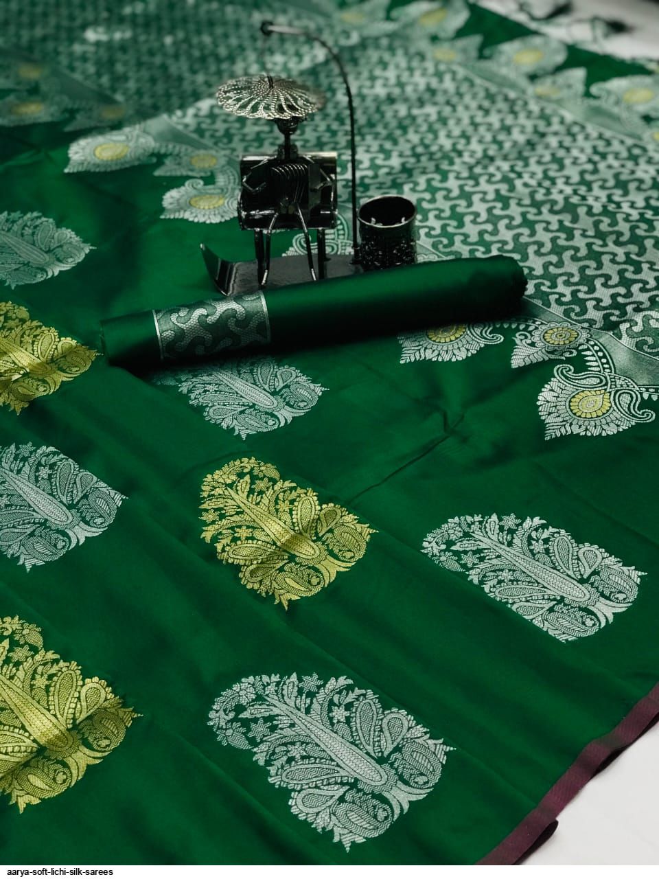 AARYA SOFT LICHI SILK SAREES C