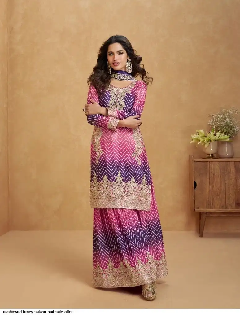 AASHIRWAD FANCY SALWAR SUIT SALE OFFER E