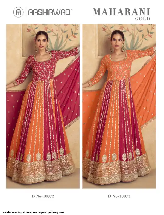 AASHIRWAD MAHARANI NX GEORGETTE GOWN