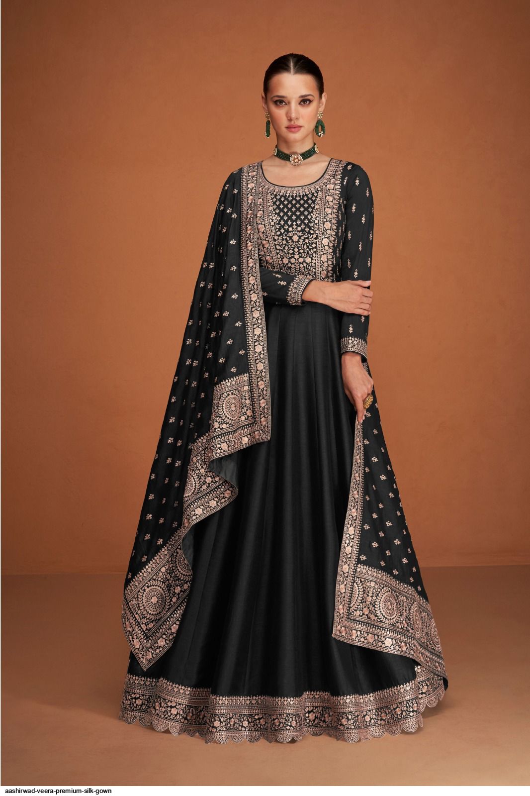 AASHIRWAD VEERA PREMIUM SILK GOWN