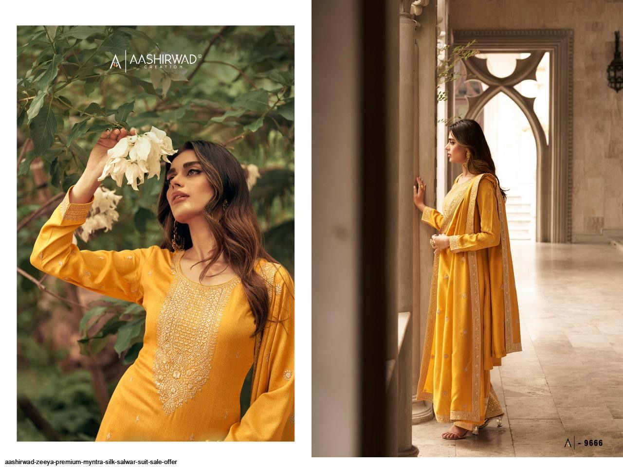 Your choice myntra Pure Georgette With Embroidery Work Salwar Kameez  Collection