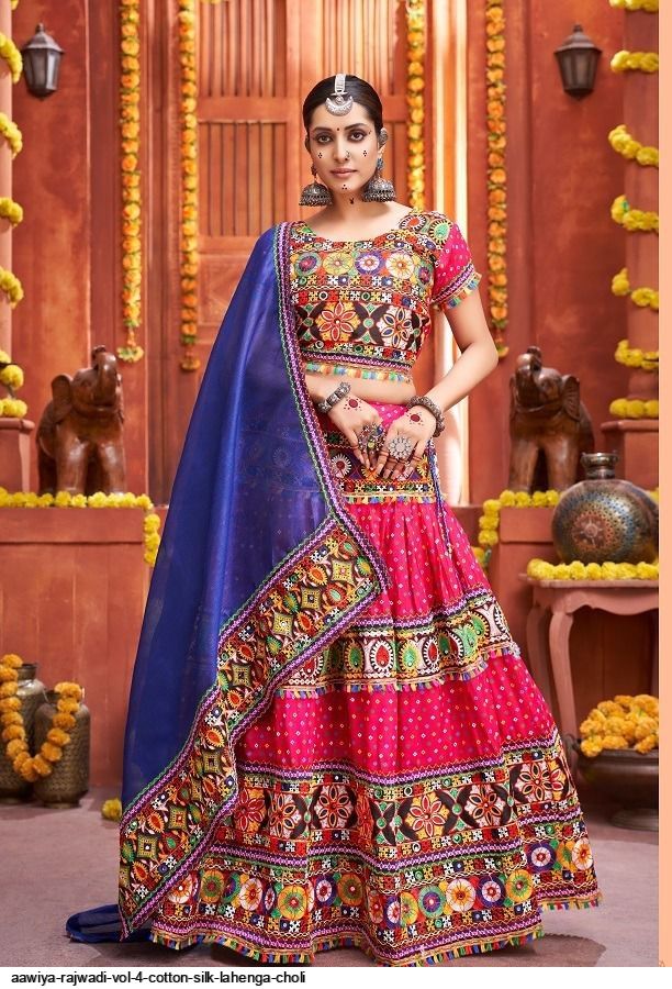 aawiya-rajwadi-vol-4-cotton-silk-navratri-lahenga-choli-7009