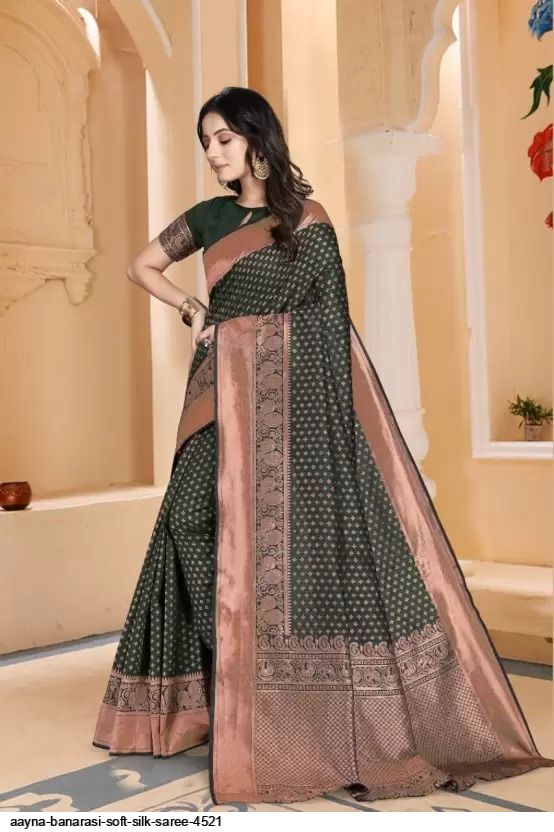 Banarasi Semi Georgette Soft Silk Saree – Monamaar