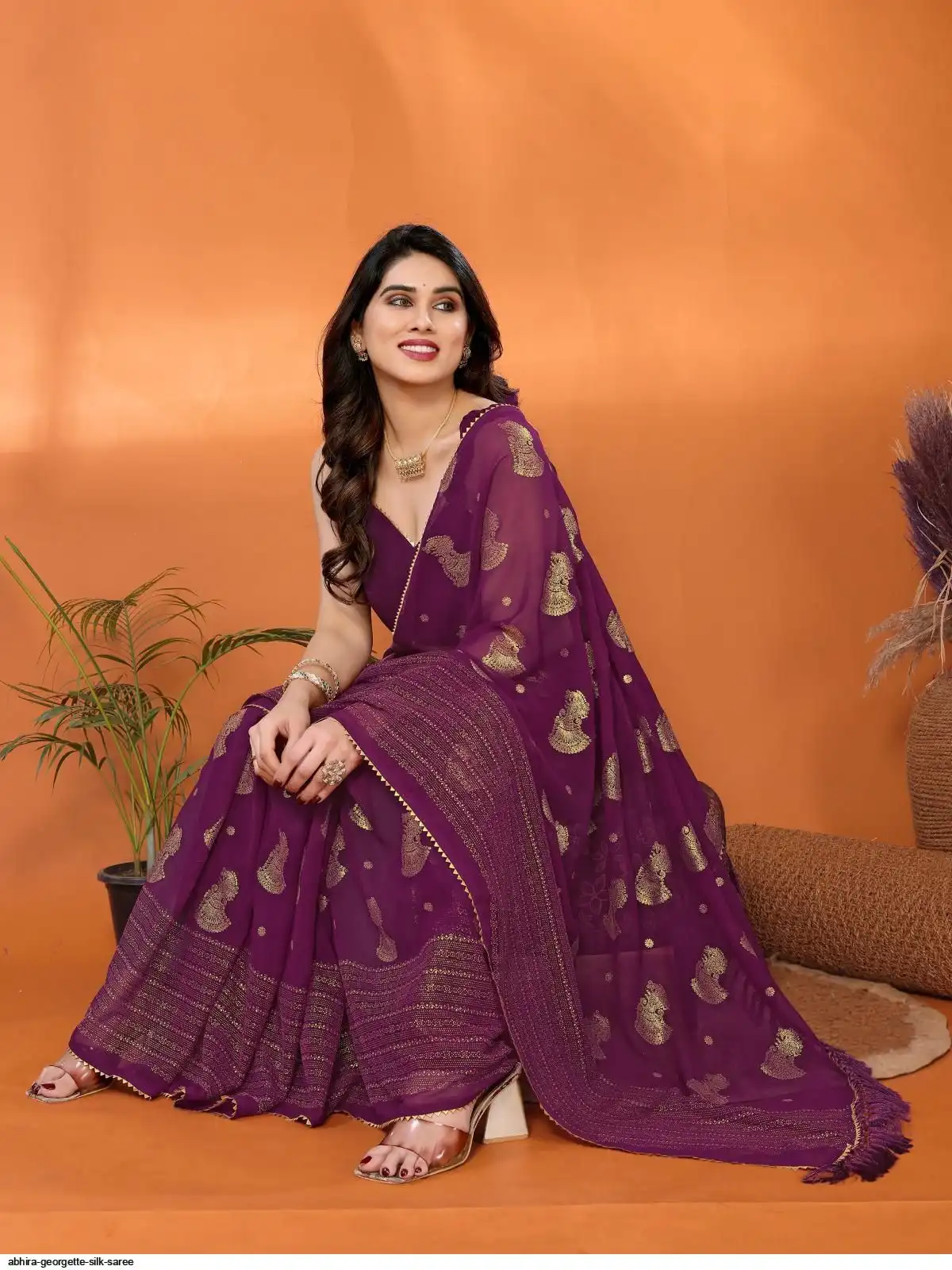 ABHIRA GEORGETTE SILK SAREE