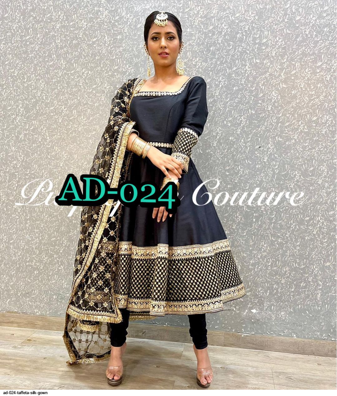AD 024 TAFFETA SILK GOWN