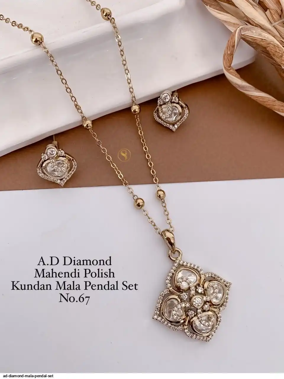 AD DIAMOND MALA PENDAL SET A