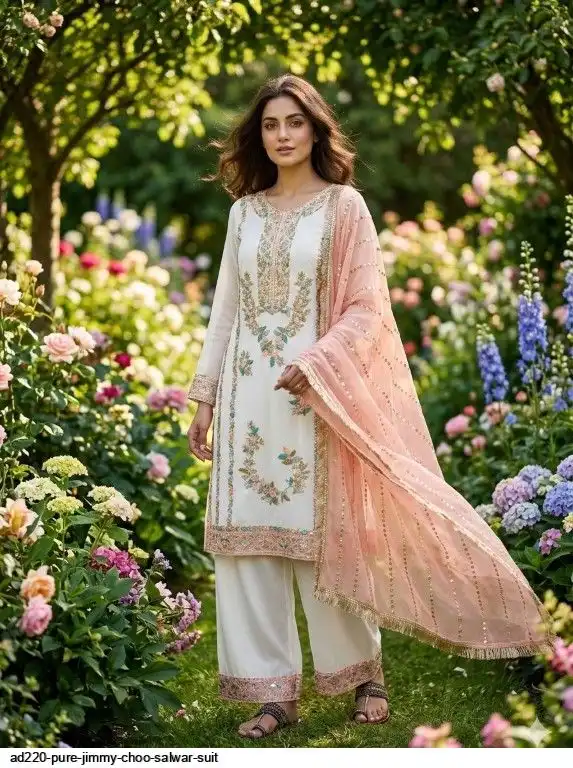 AD220 PURE JIMMY CHOO SALWAR SUIT D
