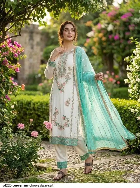 AD220 PURE JIMMY CHOO SALWAR SUIT A