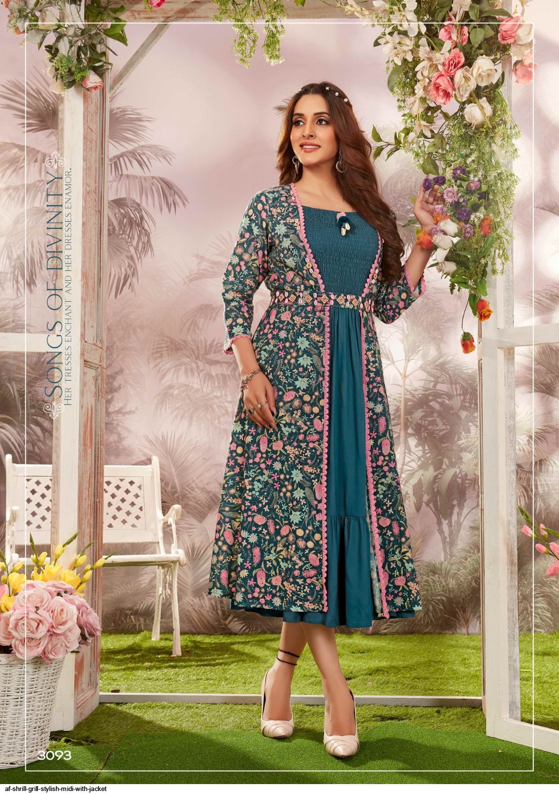 af shrill grill stylish midi with jacket