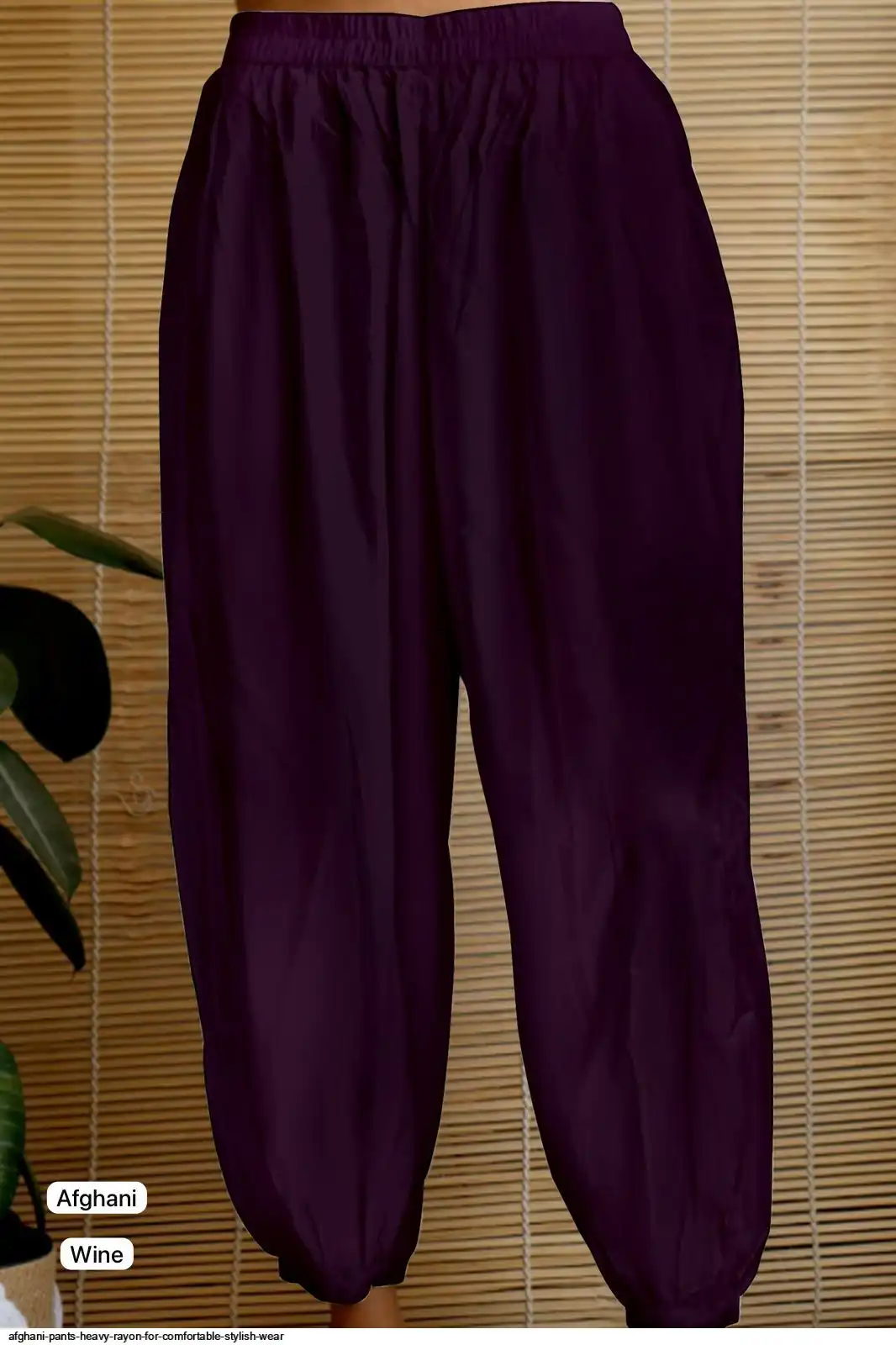AFGHANI PANTS HEAVY RAYON FOR COMFORTABLE STYLISH WEAR C