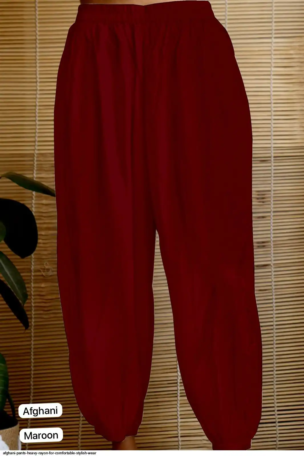 AFGHANI PANTS HEAVY RAYON FOR COMFORTABLE STYLISH WEAR B