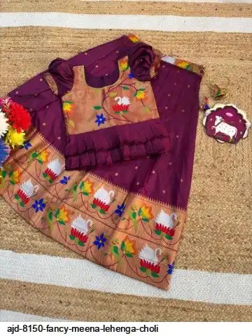 AJD 8150 FANCY MEENA LEHENGA CHOLI 3