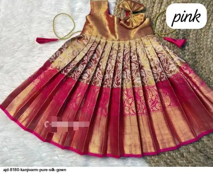 AJD 8180 KANJIVARM PURE SILK GOWN B