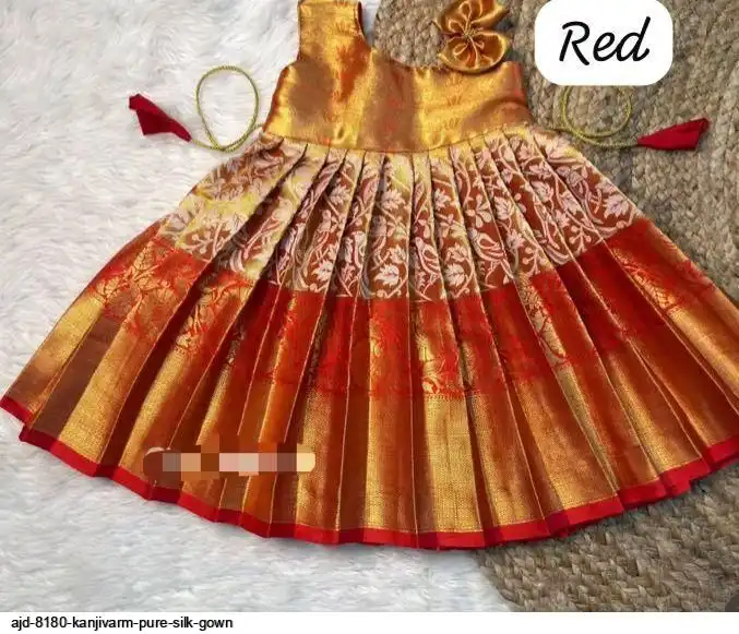 AJD 8180 KANJIVARM PURE SILK GOWN D