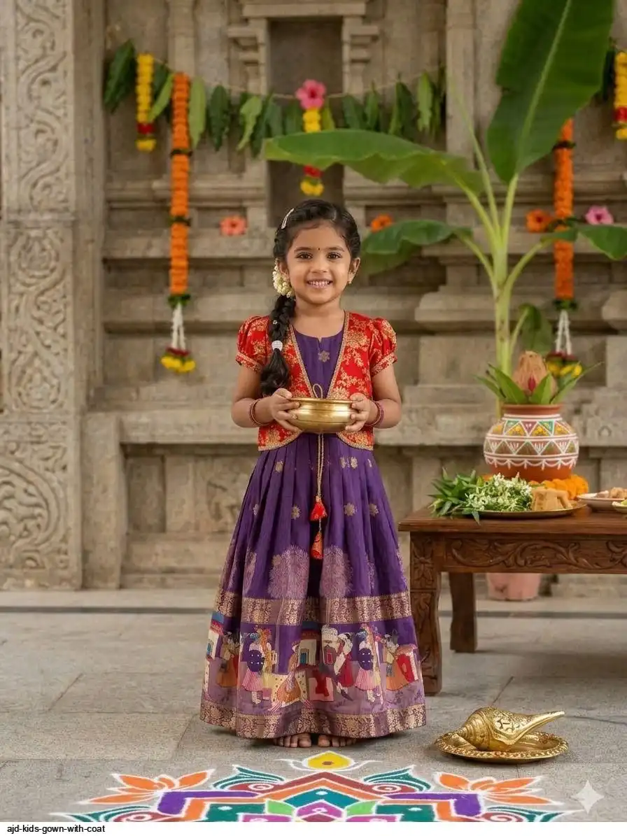 AJD KIDS GOWN WITH COAT B