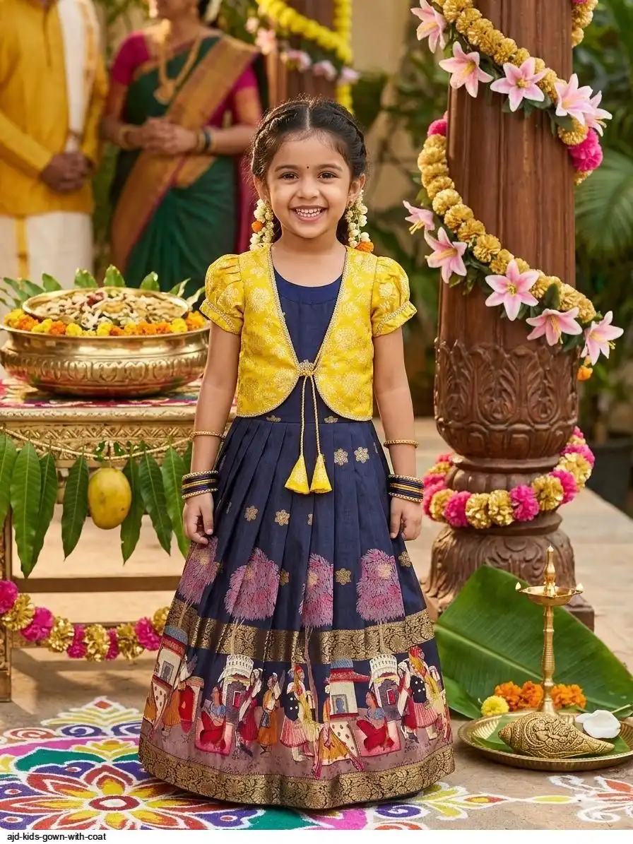 AJD KIDS GOWN WITH COAT C