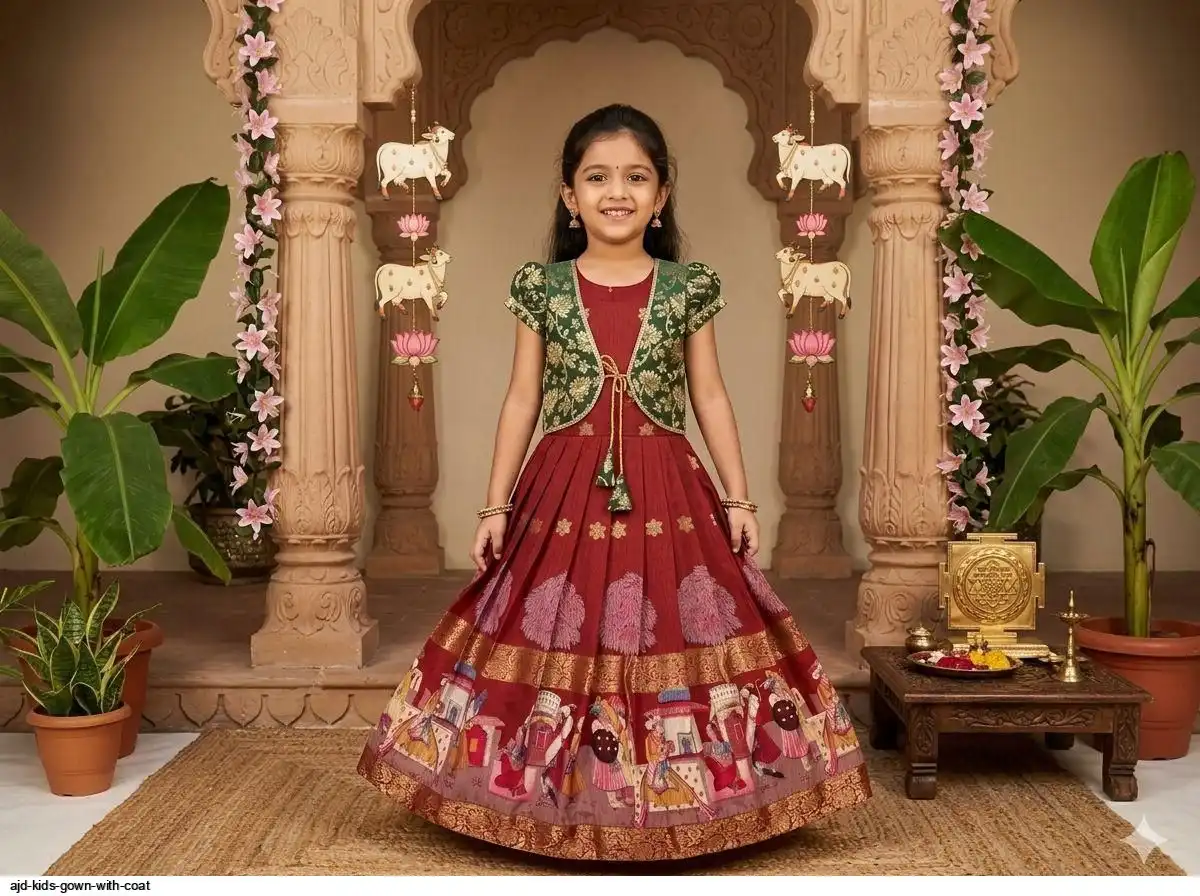 AJD KIDS GOWN WITH COAT D