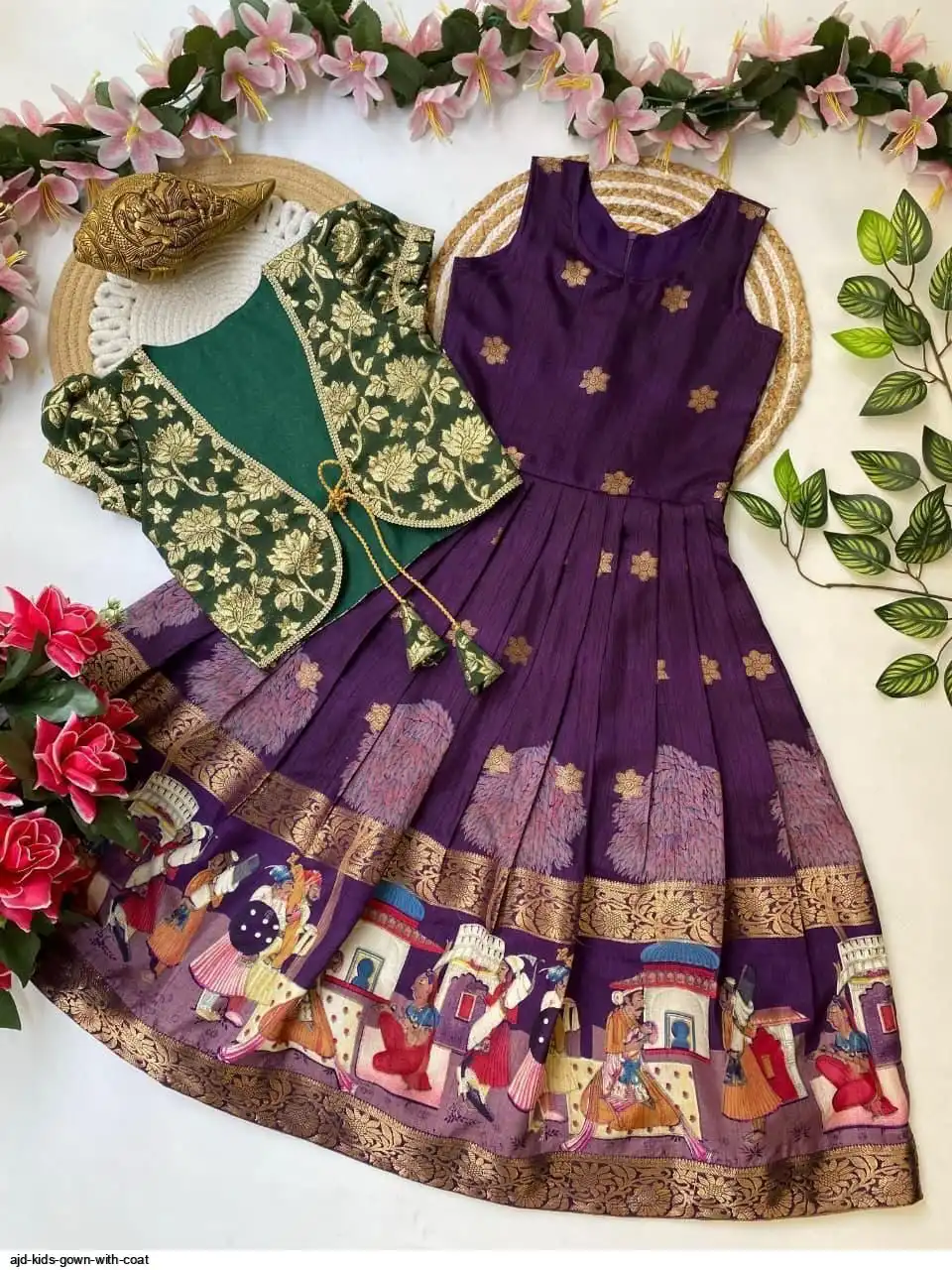 AJD KIDS GOWN WITH COAT E