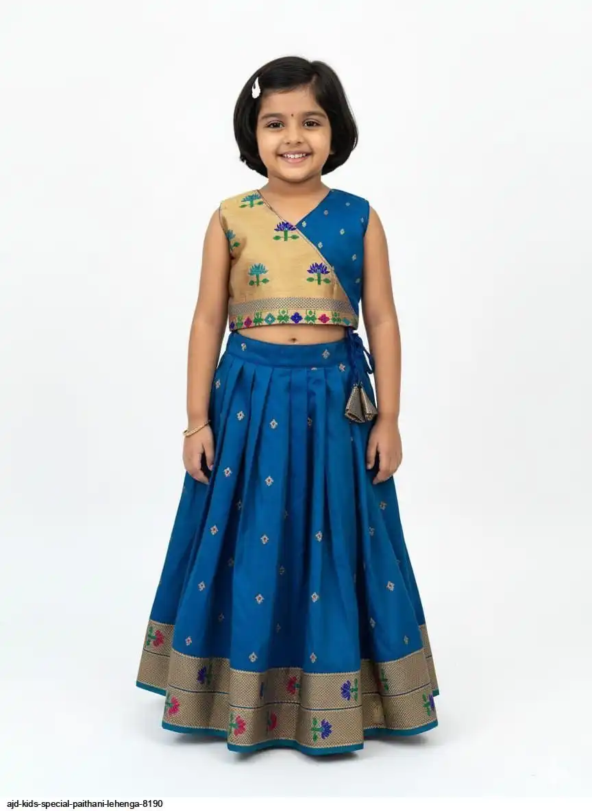 AJD KIDS SPECIAL PAITHANI LEHENGA 8190 F