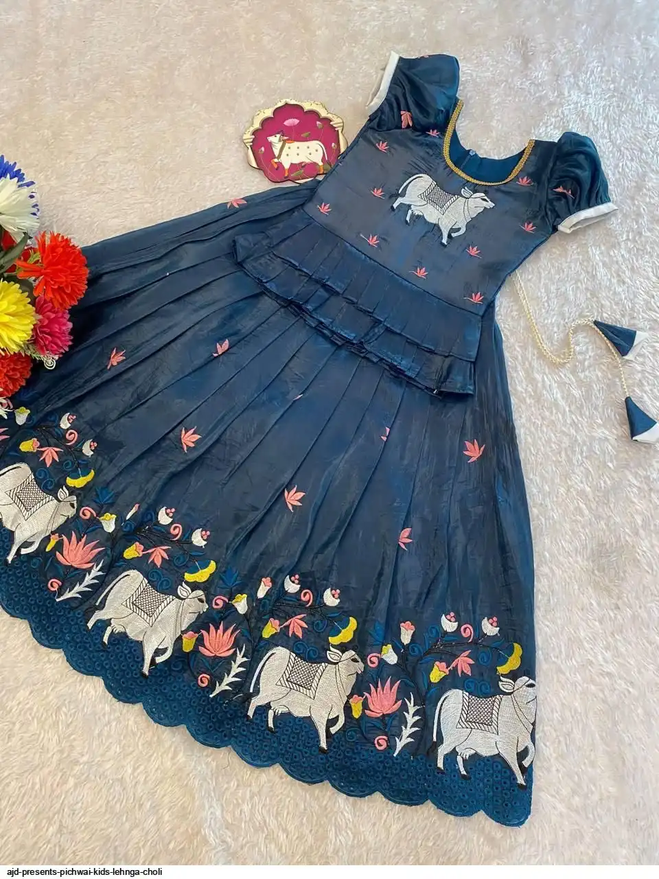 AJD PRESENTS PICHWAI KIDS LEHNGA CHOLI 2