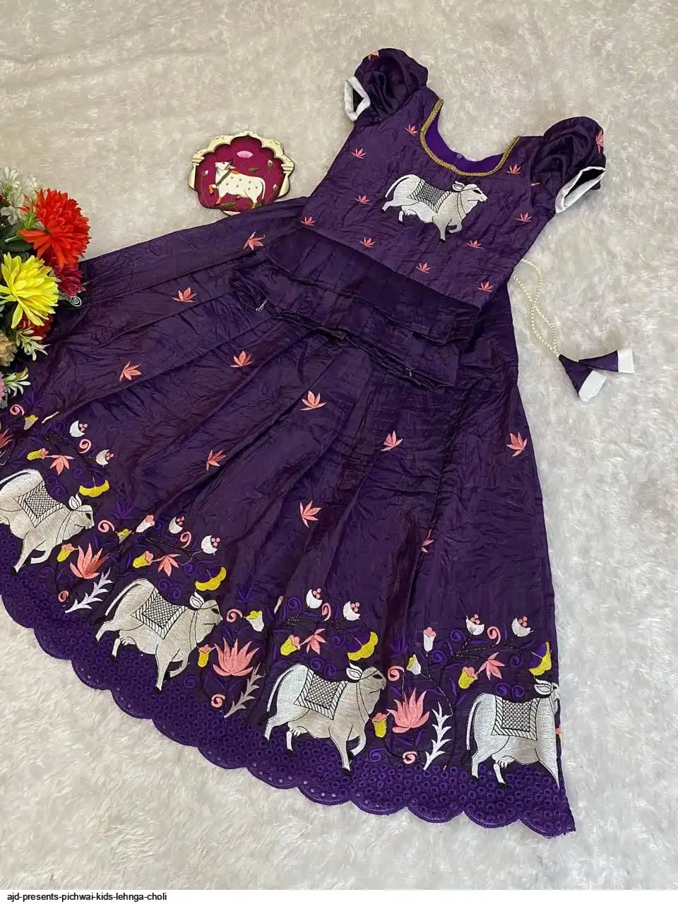 AJD PRESENTS PICHWAI KIDS LEHNGA CHOLI 3
