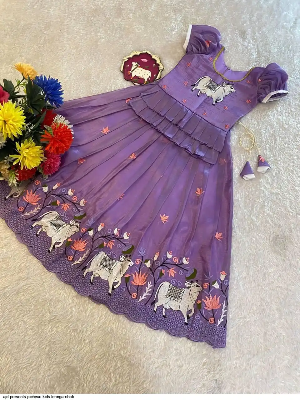 AJD PRESENTS PICHWAI KIDS LEHNGA CHOLI 4