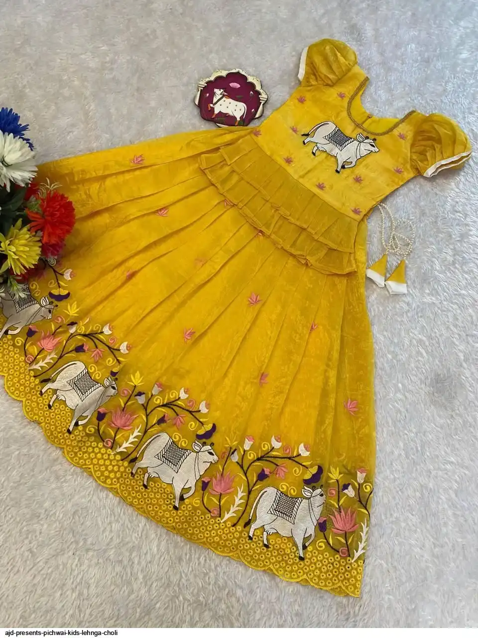 AJD PRESENTS PICHWAI KIDS LEHNGA CHOLI 5