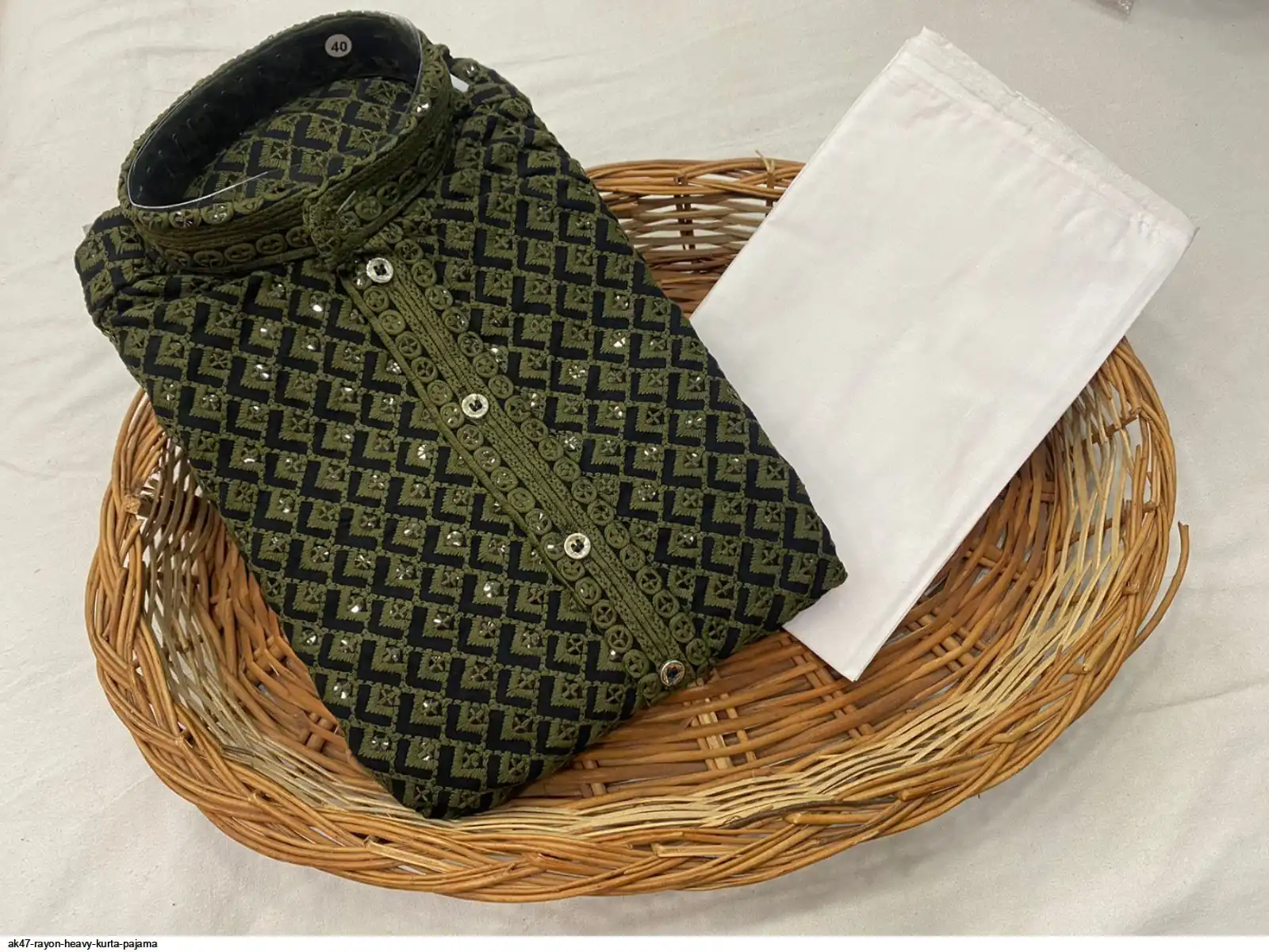 AK47 RAYON HEAVY KURTA PAJAMA A