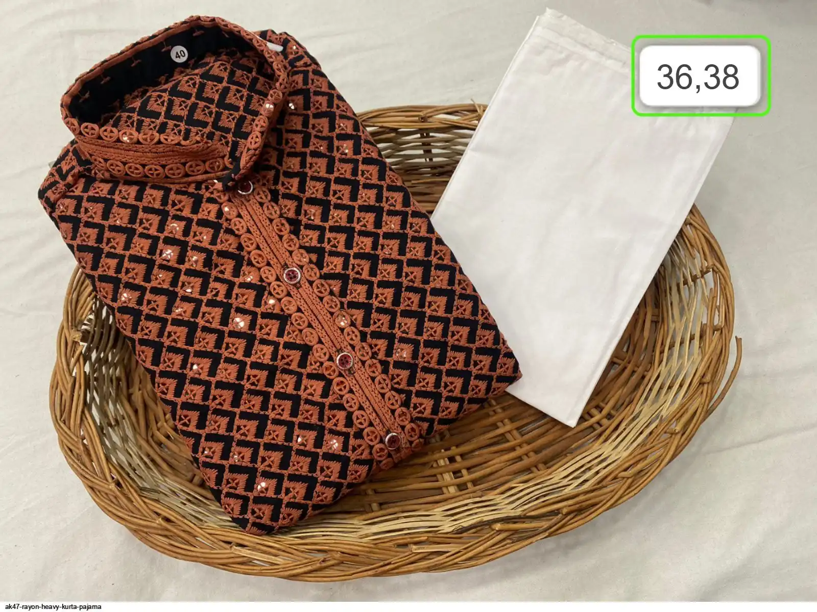 AK47 RAYON HEAVY KURTA PAJAMA B