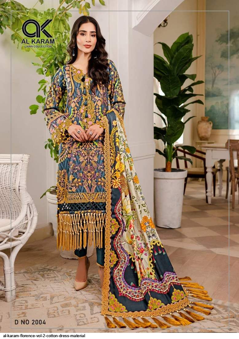 AL KARAM FLORENCE VOL 2 COTTON DRESS MATERIAL