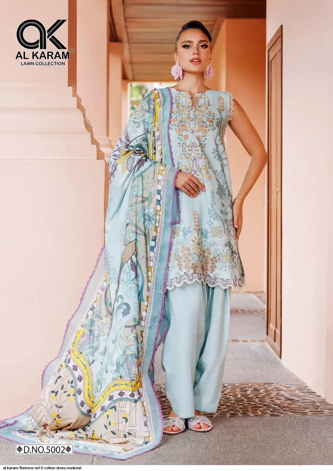 AL KARAM FLORENCE VOL 5 COTTON DRESS MATERIAL