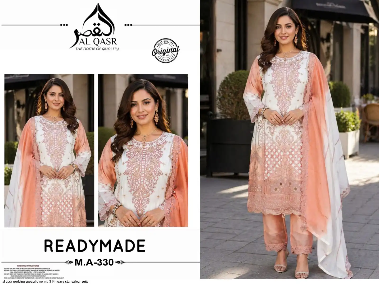 AL QASR WEDDING SPECIAL D NO MA 314 HEAVY STAR SALWAR SUITS 2