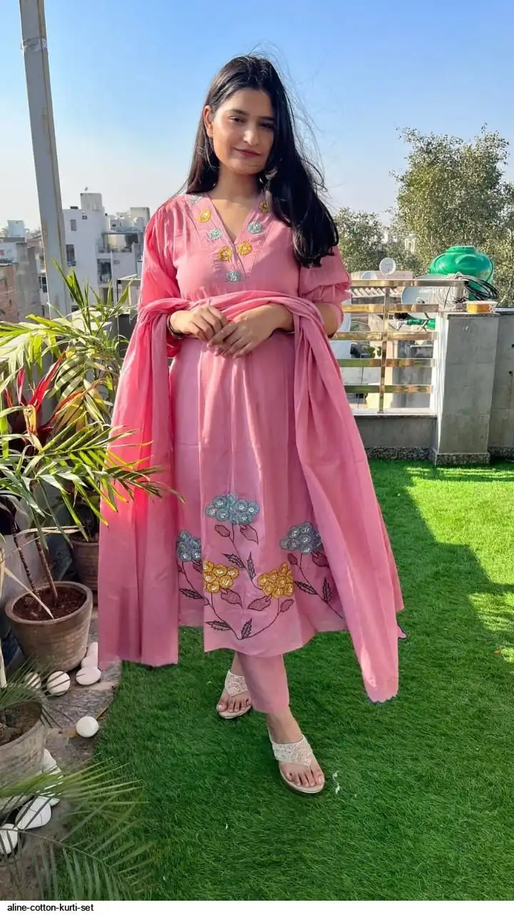 ALINE COTTON KURTI SET